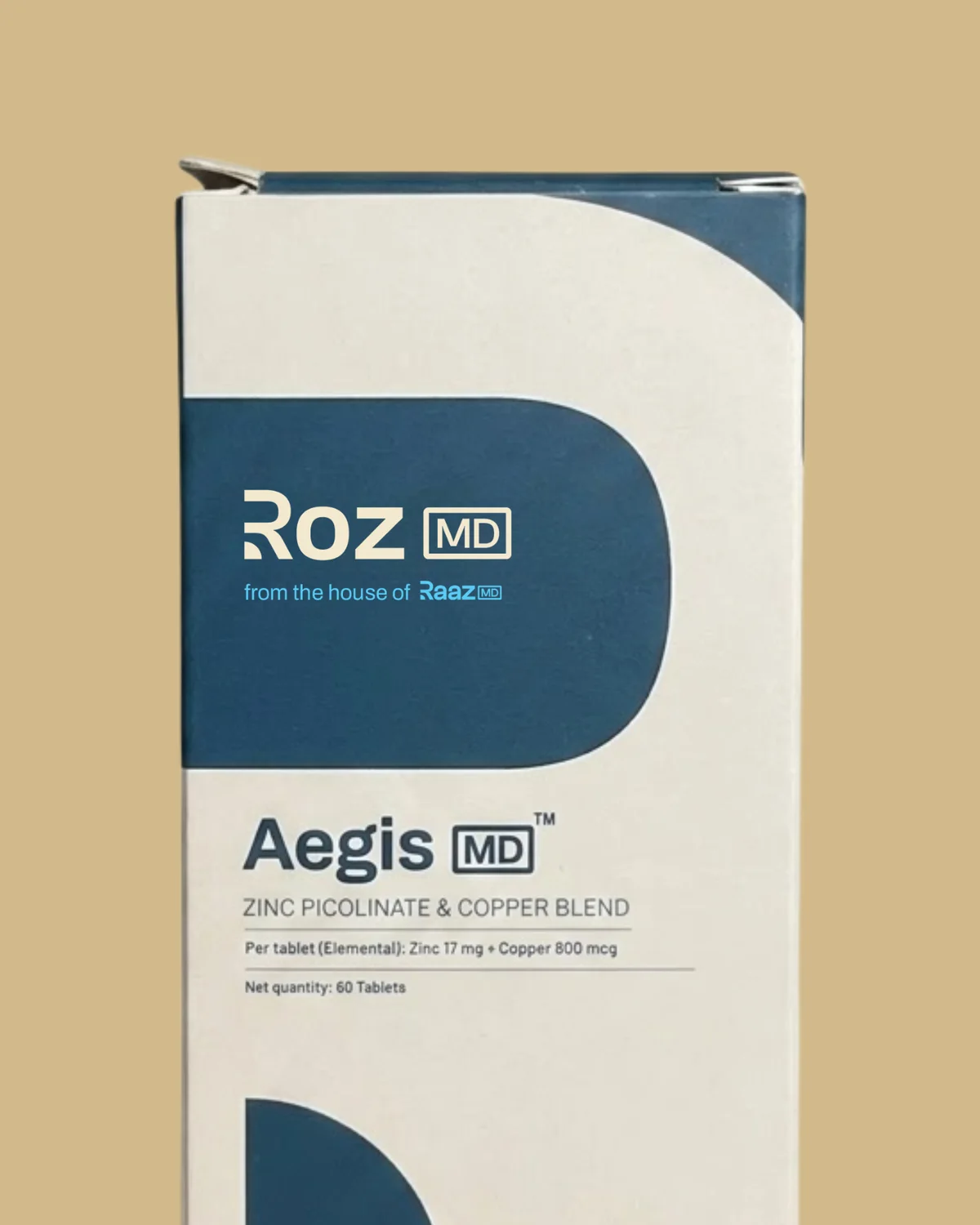 AegisMD carton, 60 tablets