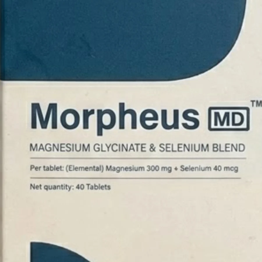 MorpheusMD label: Magnesium 300 mg elemental, Selenium 40 mcg
